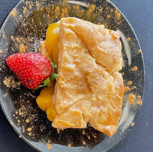 Peach Cobbler.