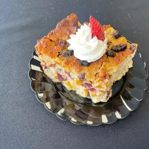 Bread pudding.