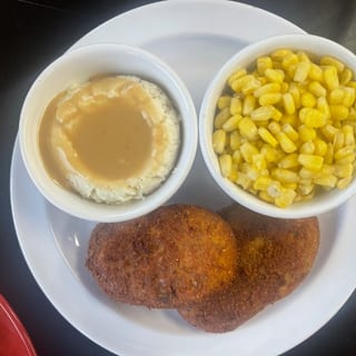 2 Salmon Cake Platter
