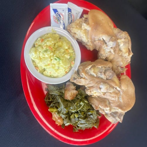 (2) Pig Feet Platter.