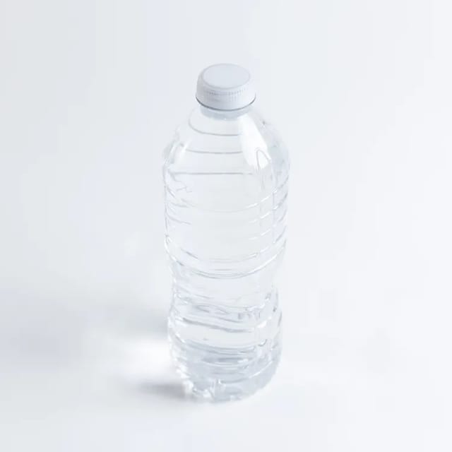 Bottled water.