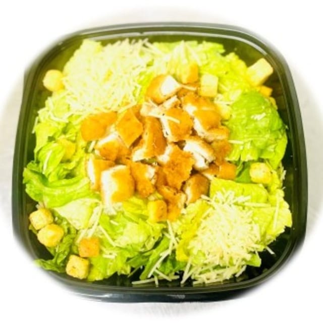 Fried Chicken Caesar Salad.