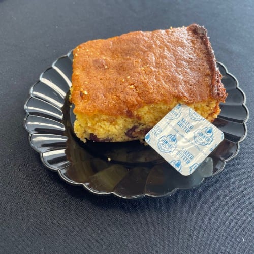Specialty (Cranberries & Pineapple) Cornbread.