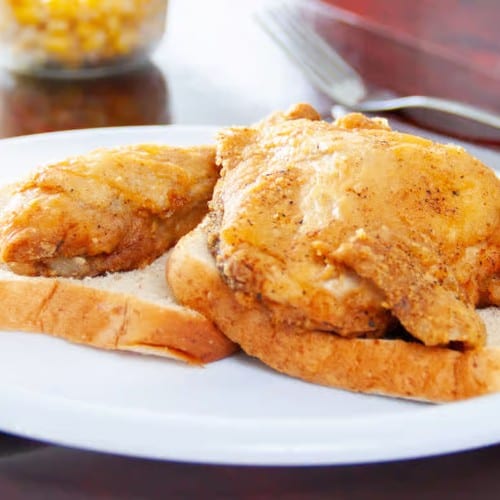 Fried Dark Chicken Sandwich.