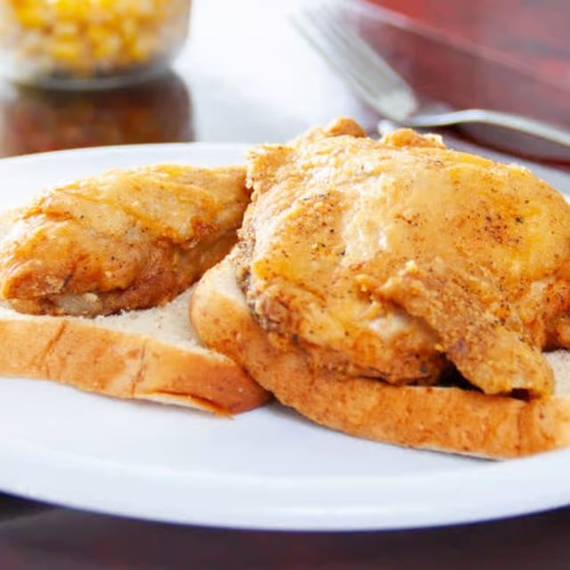 Fried Dark Chicken Sandwich.