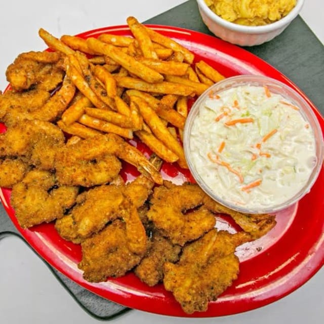 Fried Shrimp Platter (12pcs).