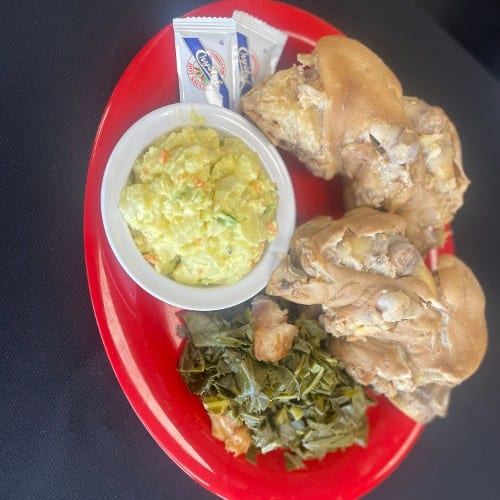 Pig Feet Platter.