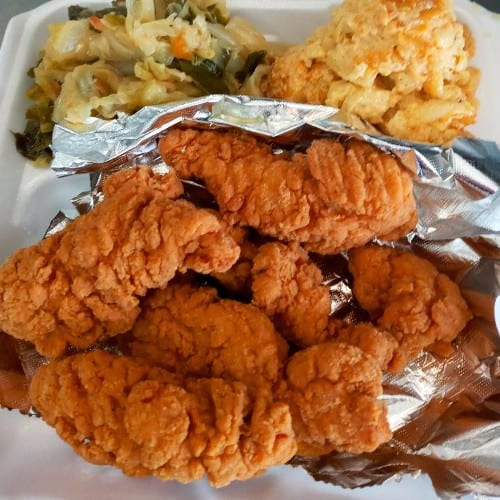 Chicken Tender Platter.