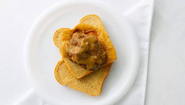 Salisbury Steak Sandwich.