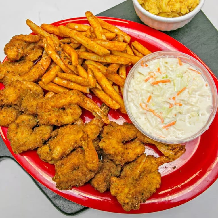 Fried shrimp that satisfies